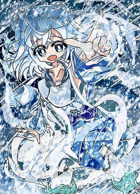 涼しいイラスト得意でこんなのよく描いてます