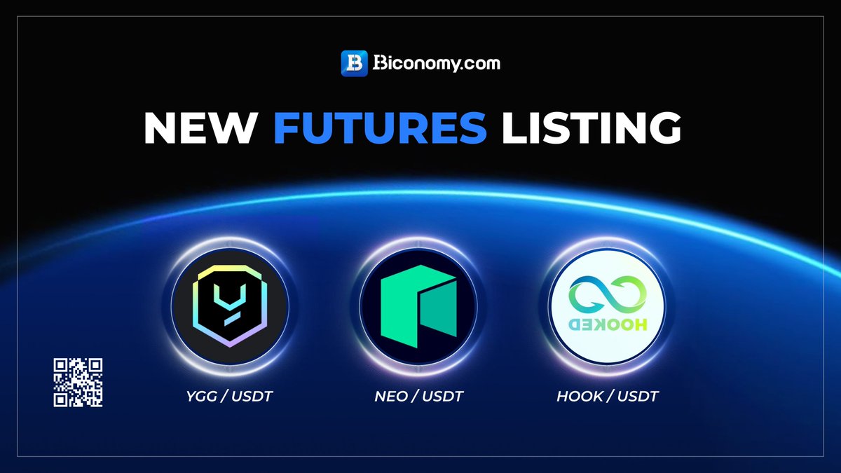 BiconomyCom's tweet image. 🚀 Biconomy.com is about to launch $YGG, $NEO and $HOOK futures trading pairs! 🚀

 will launch @YieldGuild, @Neo_Blockchain and @HookedProtocol futures trading pairs with up to 50x leverage at 16:00 (UTC) on July 22, 2025 🔥

✅Trade YGGUSDT…