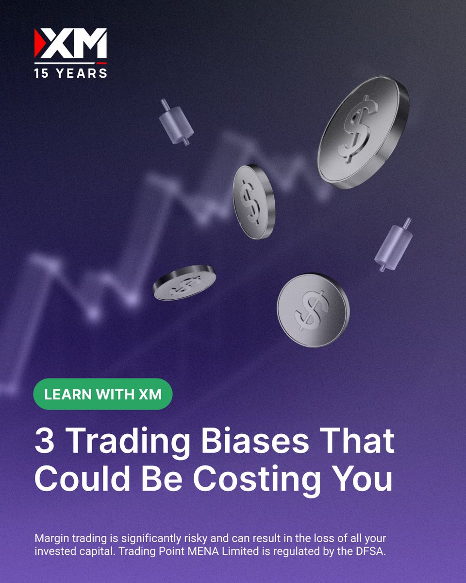 XMMENA's tweet image. 🚩 Because sometimes it’s not just the market... it might be your mindset. 
Keep learning with us 
#XMMENA #LearnWithXM #TradingPsychology #Trading #TradingTips