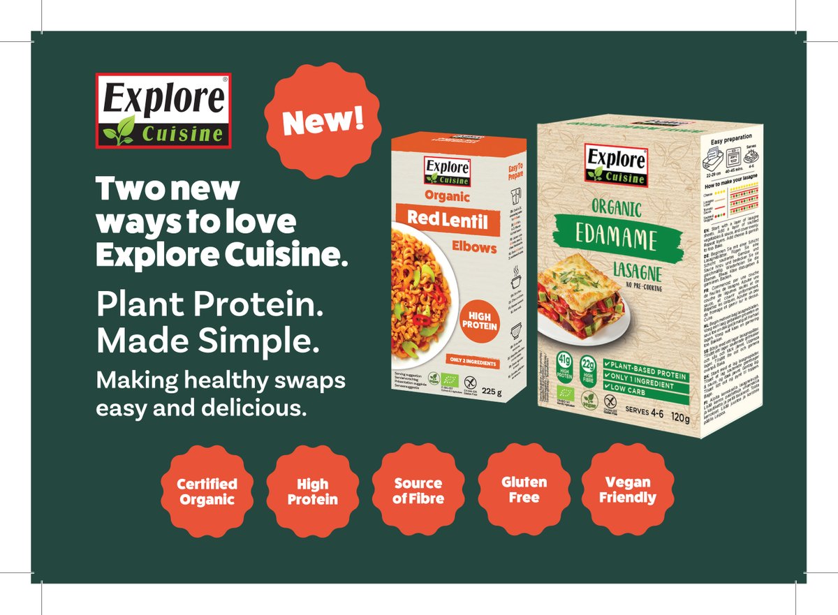 CLFDistribution's tweet image. Make healthy swaps easy and delicious! 🍝
Explore Cuisine’s new range is now available at CLF nutritious, plant-based meals made simple.

#ExploreCuisine #HealthySwaps #PlantBasedEating #BetterPasta #B2BFood #HealthFoodRetail #CLFDistribution #NewAtCLF