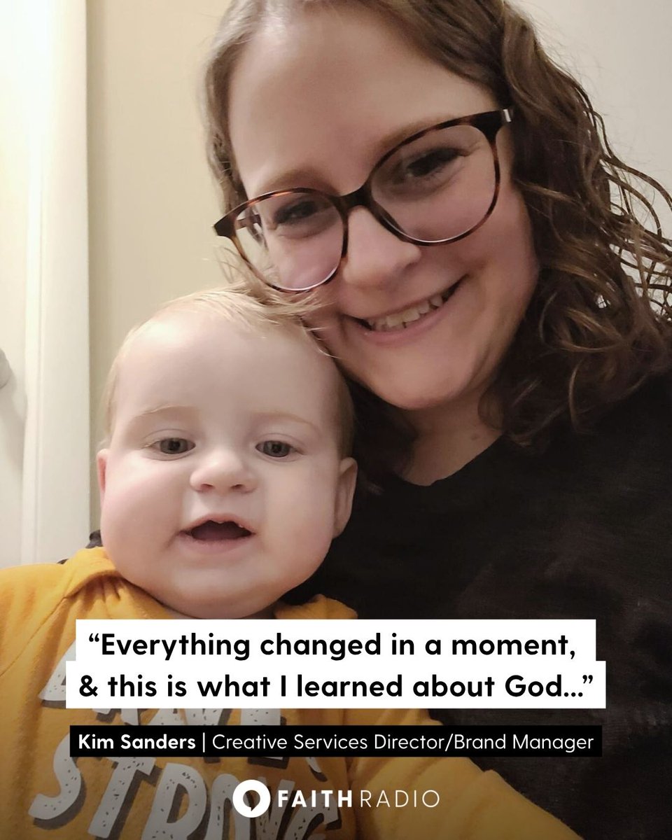 MyFaithRadio's tweet image. God has been present through neighbors who mowed our lawn, nurses who offered snacks & sang silly songs, co-workers who’ve filled in, & friends & family who’ve showed up to help & listen.
💬How has God shown up for you in a hard season of your life? We’d love to hear your story.