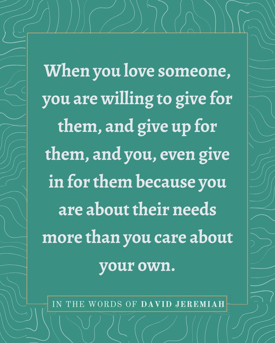 davidjeremiah's tweet image. Love puts them first. Always. 🫶❤️ #SelflessLove