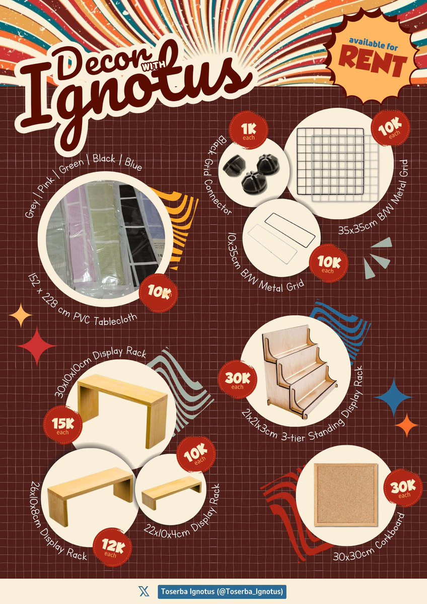 Toserba_Ignotus's tweet image. Hi-hi hallow! ⸜(*ˊᗜˋ*)⸝
Ignotus Rental is back for CF21! At our one-stop service, you can minimize your luggage for #Comifuro21 and make your con-journey more fun!
📅 22nd Jul - 13th Nov 2025
📍 Both Days @ Booth Number TBA
📩 DM us for more info!