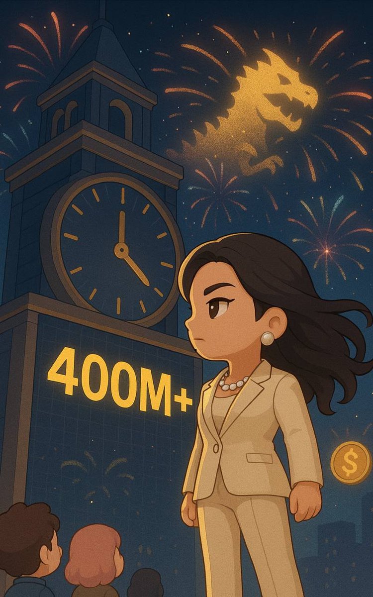 Dora_USD1's tweet photo. 400M+ in a week.
No meme, no mercy.
Just one woman, one clock tower, and a whole lot of logic.
One Dollar = One DORA
#BNBChain #DORA #USD1 #MEME #TaskOn #StakeStone #FLAP #BYEX https://t.co/qK0DOm3PaS