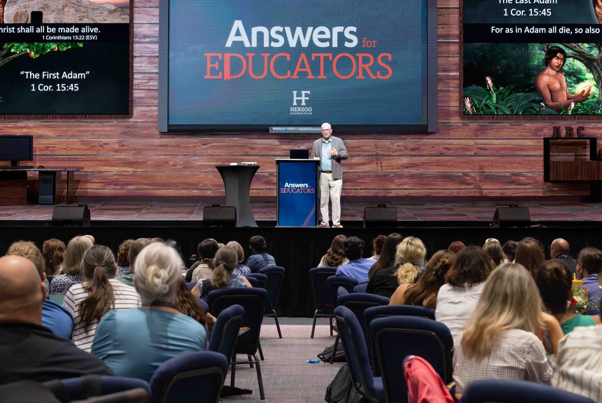 aigkenham's tweet image. Monday was the kickoff of the @AiG 2025 Answers for Educators!
We had a fantastic turnout with over 300 educators from 30 different states and 3 countries (including Australia), representing a whopping 130 different schools!
This annual event is designed to help equip…