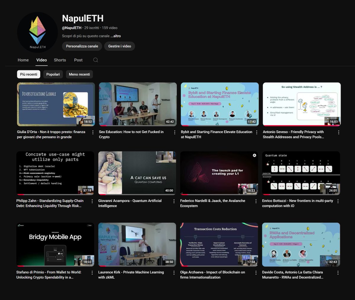 All of our incredible Talks, Panels, and workshops have been uploaded on #Youtube: youtube.com/@NapulETH/vide… 
We wouldn’t be what we are without our incredible speakers.

They brought real value to NapulETH 2025 through insights, energy, and ideas that shaped the entire event.

Let