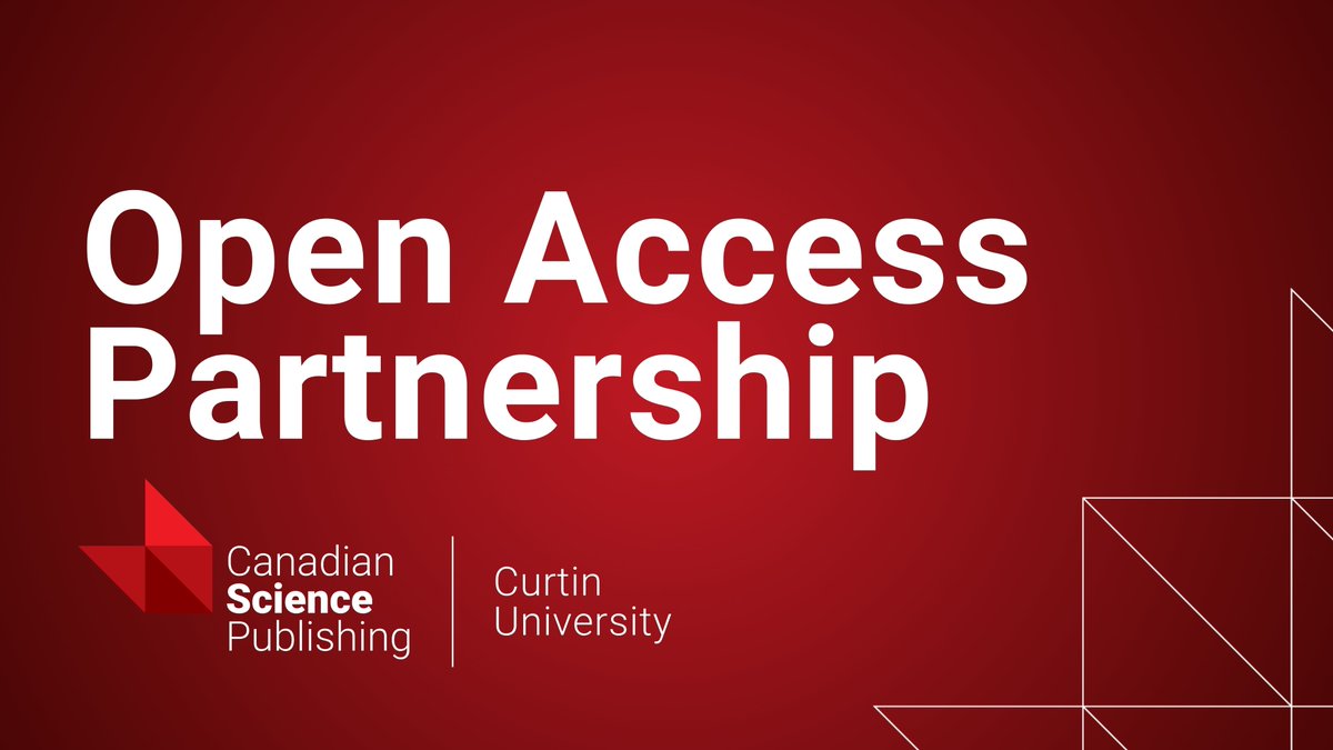 FACETSJournal's tweet image. We&apos;ve partnered with @CurtinUni to expand #OpenAccess publishing and research access! Curtin authors can publish in our journal with no APCs and benefit from full read access to our @cdnsciencepub&apos;s portfolio.

For more information ▶️ ow.ly/m6W850WsSoQ