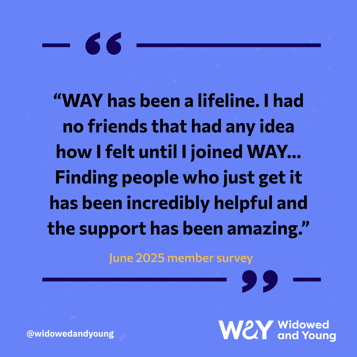 WAY Widowed and Young tweet media