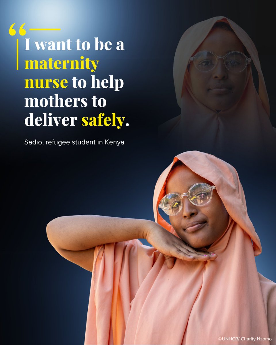 Refugees's tweet image. Nyakuel. Sadio. Awak. Nifasha.
Four students. Four big dreams.
Their futures were forced to start in a refugee camp in Kenya. But their dreams know no limits.