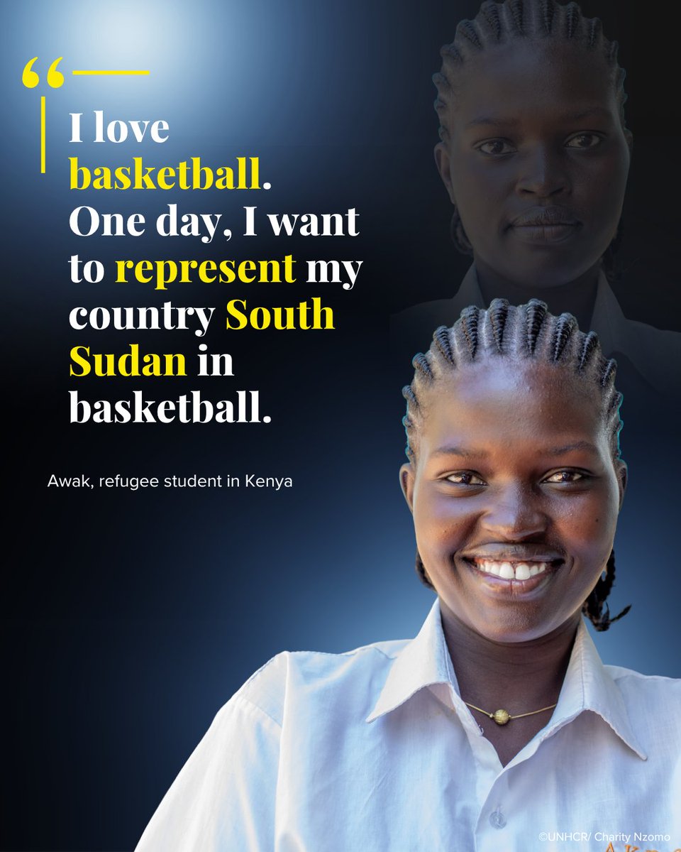 Refugees's tweet image. Nyakuel. Sadio. Awak. Nifasha.
Four students. Four big dreams.
Their futures were forced to start in a refugee camp in Kenya. But their dreams know no limits.