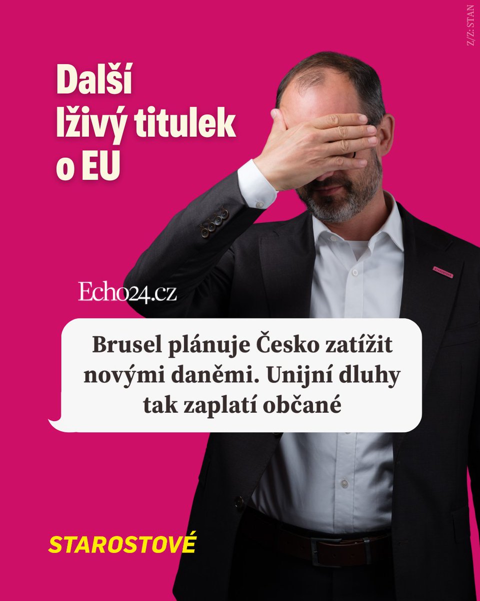 JanFar_sky's tweet image. Ze série „zlý Brusel“, epizoda už ani nevím kolik. Nepravda, nesmysl, lživý titulek @echo24cz . Tohle není zprostředkování informací, ale manipulace. Pokračování v klausovském dědictví, že co přichází &quot;z Bruselu&quot;, je špatně. A že každý, kdo pracuje v unijních institucích, je…