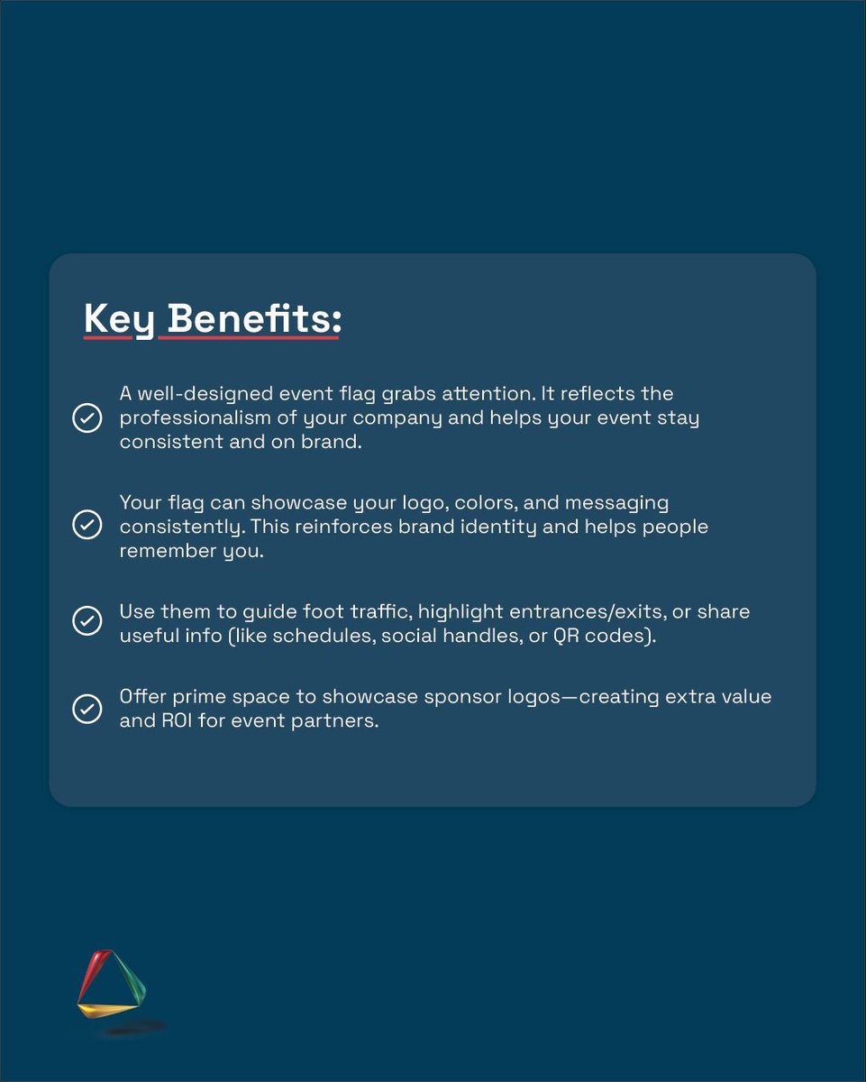 FDP_studio's tweet image. Level up your event branding!
From showcasing your logo to guiding foot traffic and impressing sponsors—custom event flags do it all.
🌟 Professional.
🌟 Eye-catching.
🌟 Easy to set up.

🧭 Be seen. Be remembered.
#EventMarketing #BrandVisibility #EventFlags #CustomFlags