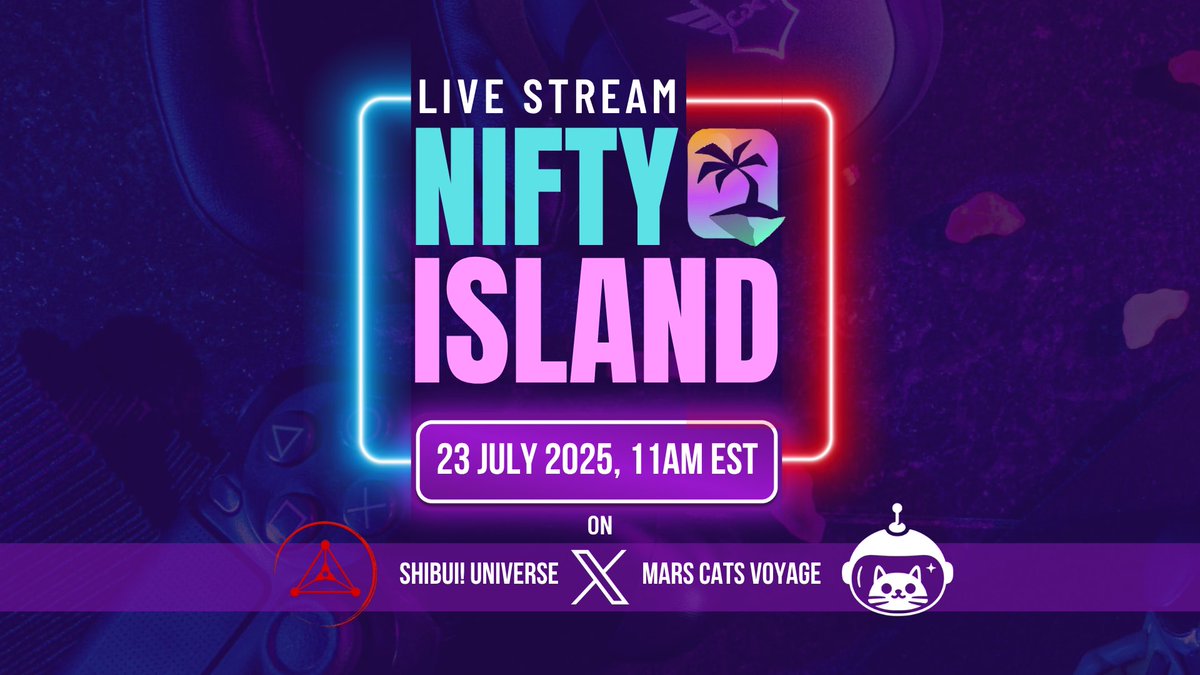 SHIBUI! Universe (@shibuiuniverse) on Twitter photo Join us tomorrow as we embark with <a href="/MarsCatsVoyage/">Mars Cats Voyage</a> on another Nifty adventure!
Prizes, alpha and fun guaranteed!
You coming? ๐ซต Join us tomorrow as we embark with <a href="/MarsCatsVoyage/">Mars Cats Voyage</a> on another Nifty adventure!
Prizes, alpha and fun guaranteed!
You coming? ๐ซต