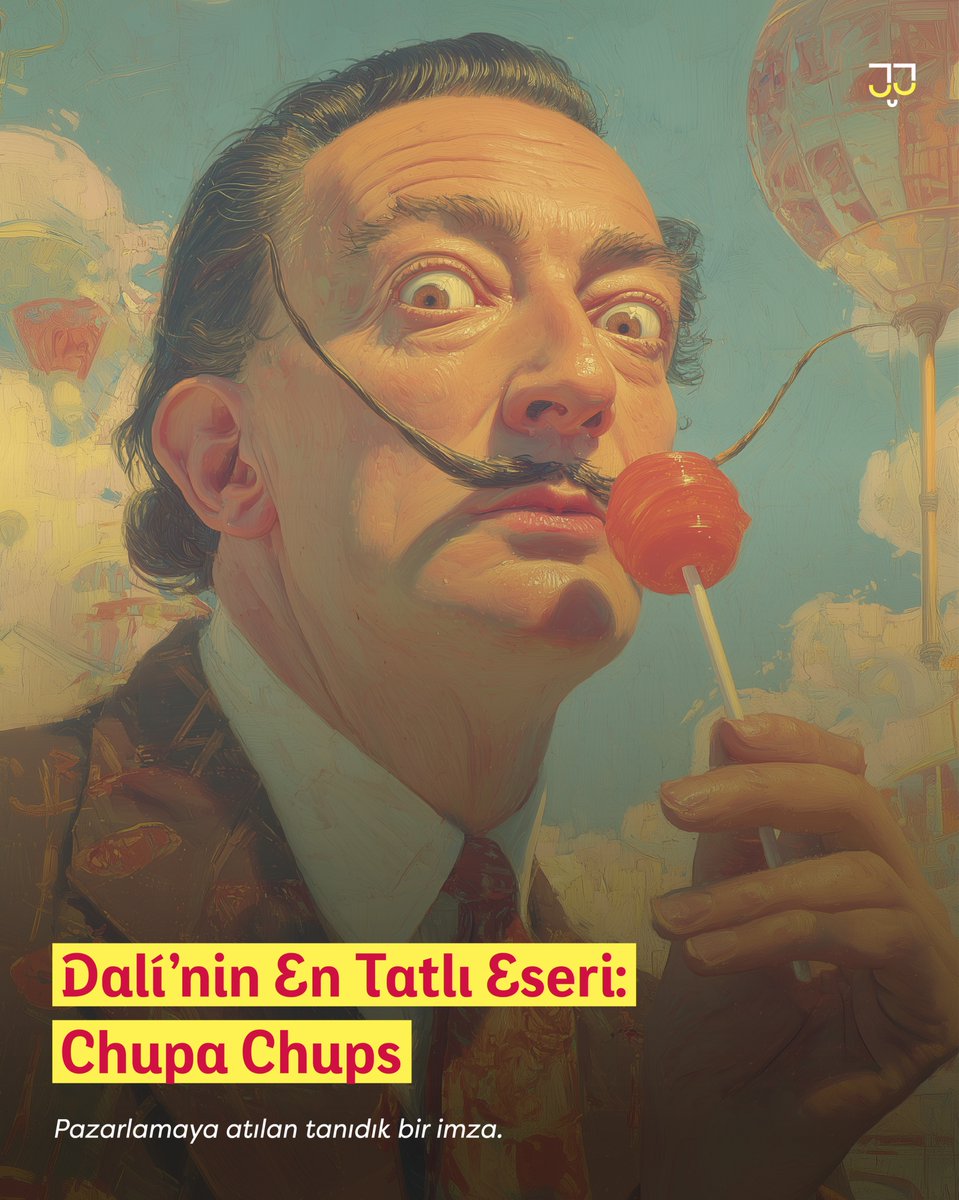 Dalí, Chupa Chups logosunu tasarlarken bir form yaratmakla kalmadı, markanın kalıcılık ilkesini de belirledi: Görünürlük. 

“Logoyu yana değil, tepesine yerleştirin. İnsanlar önce onu görmeli. Her zaman!”

bit.ly/4m8aRWe
