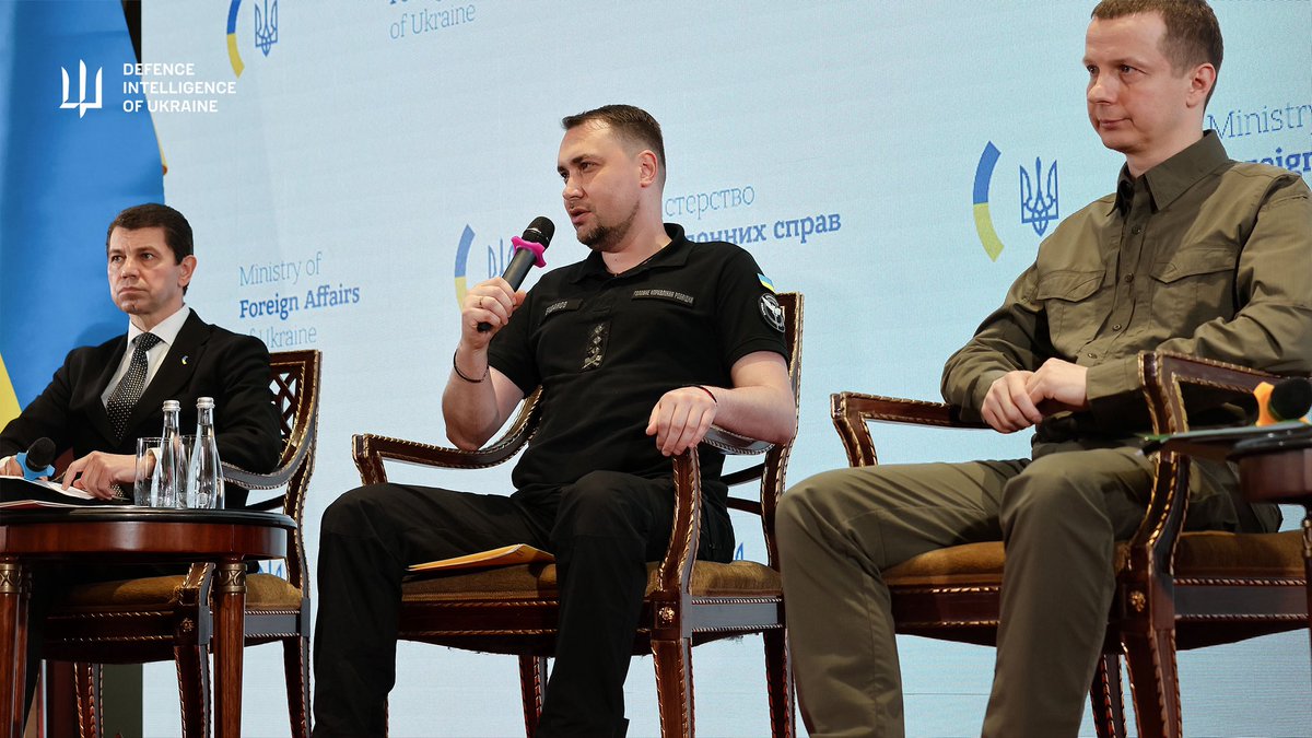 DI_Ukraine's tweet image. Lieutenant General Kyrylo Budanov, Chief of the Defence Intelligence of Ukraine, stated during a panel discussion at the annual meeting of Ukrainian ambassadors that russia is planning to allocate approximately $1.1 trillion for rearmament by 2036.
🔗: gur.gov.ua/en/content/ros…