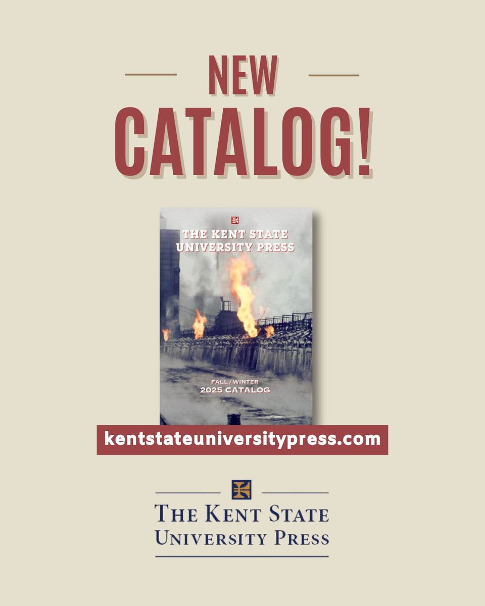 KentStateUPress's tweet image. Our fall catalog is here! Join us to:
📕anticipate new books (including big upcoming titles by @chrisbriem and @TerryAllenBelew);
📕look back on 60 years of KSUP history; and
📕celebrate recent successes by @W7VOA and others.
kentstateuniversitypress.com/wp-content/upl…