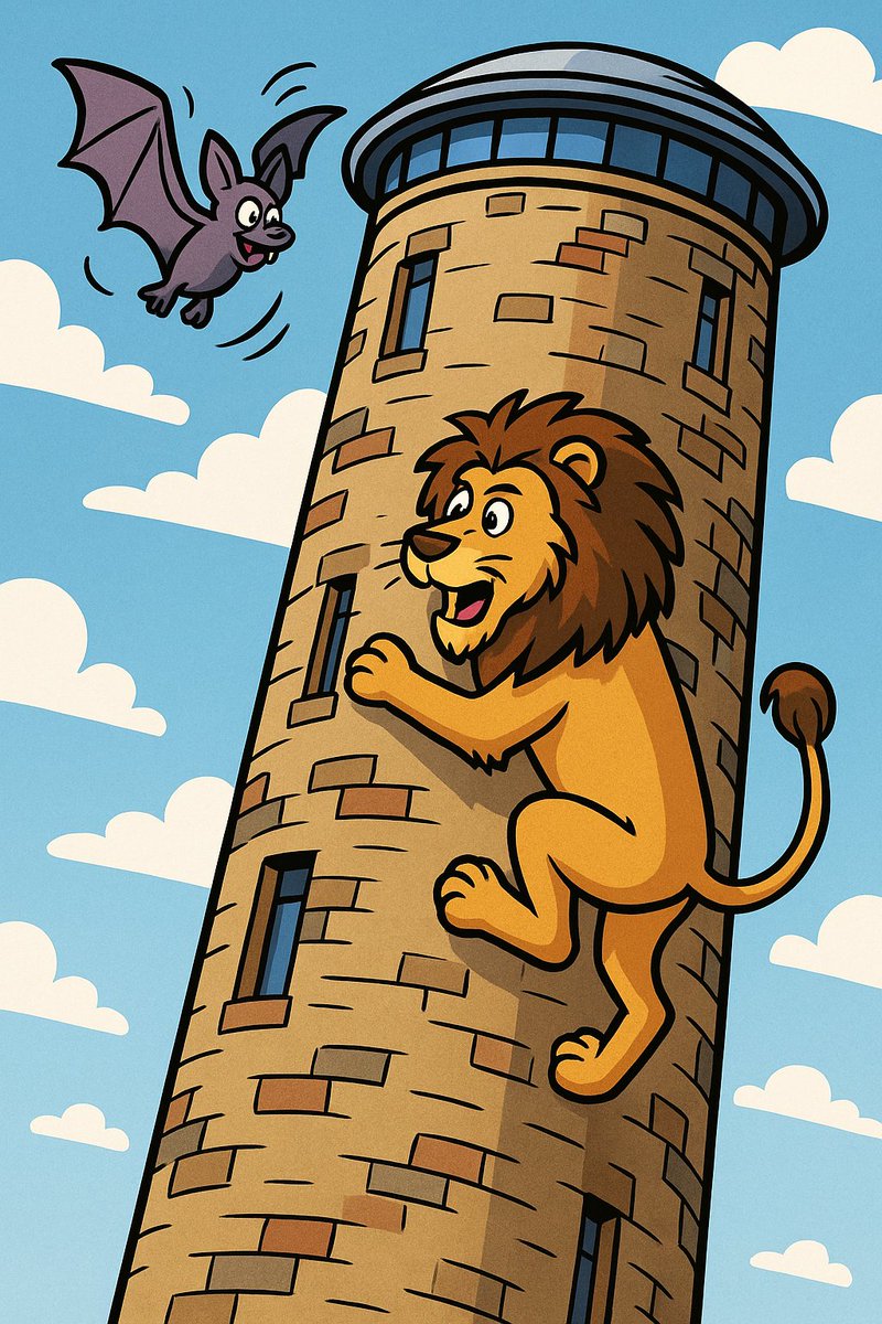 Och Mitbewohner!
Also das ist wirklich lächerlich, so sehen wir gar nicht aus und da hochklettern wäre doch viel zu anstrengend! 🤨