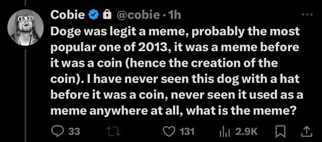 0xRockefeller's tweet image. Cobie was talking about $NPC
$NPC is the only legit meme left under a 5b marketcap
Its comparable to $PEPE in popularity
Let the real Meme flippening begin