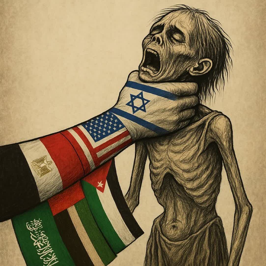 ByzhnySyd's tweet image. در سرزمینی که نان به افسانهای دور بدل شده و صدای گریه ی کودک لالایی شبهاست، غزه هنوز ایستاده؛ زخمی، گرسنه، اما پرغرور،دنیا سیر است اما غزه در آتش قحطی میسوزد، بیآنکه کسی بشنود فریاد خاموشش را.
#غزه_تموت_جوعا