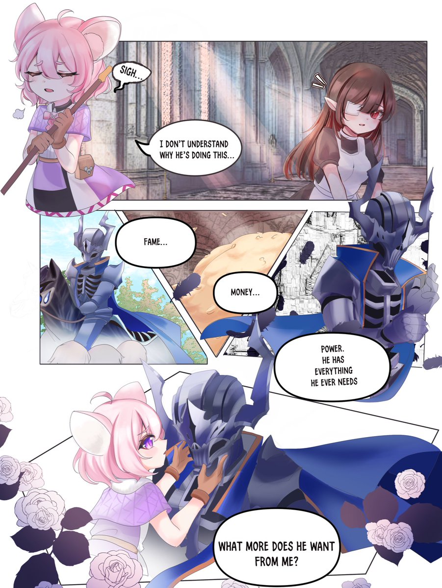 mirinaechou's tweet image. Revelations (Long Comic) 🐭🗡️