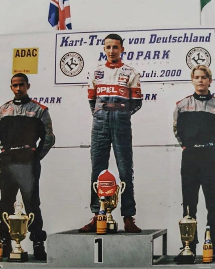 autosport's tweet image. When Robert Kubica topped this karting podium in the year 2000 👀🏆