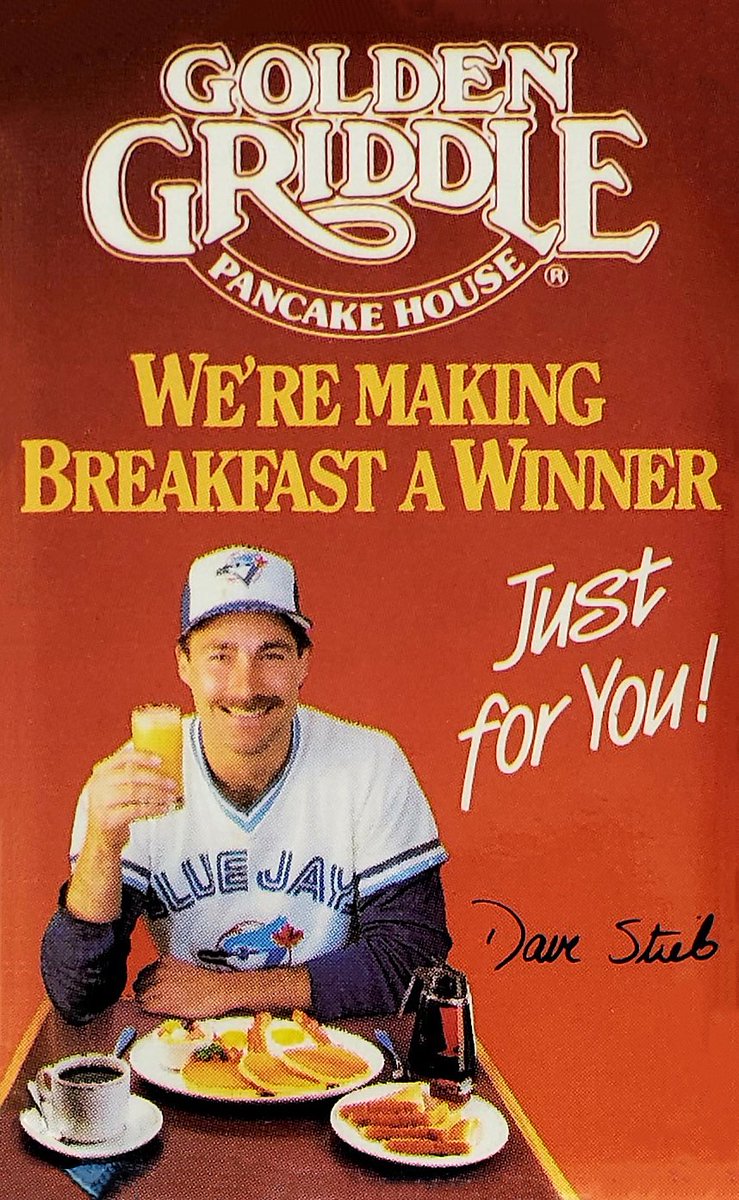 DaveStiebToday's tweet image. July 22, 2025 - 🚨 Happy 68th Birthday to Dave Stieb! 🚨
We hope Sir Dave is enjoying a wonderful breakfast on his big day. Yes, Dave knew what all Torontonian #BlueJays fans knew: *nothing* beat late night/early morning Golden Griddle 'cakes!