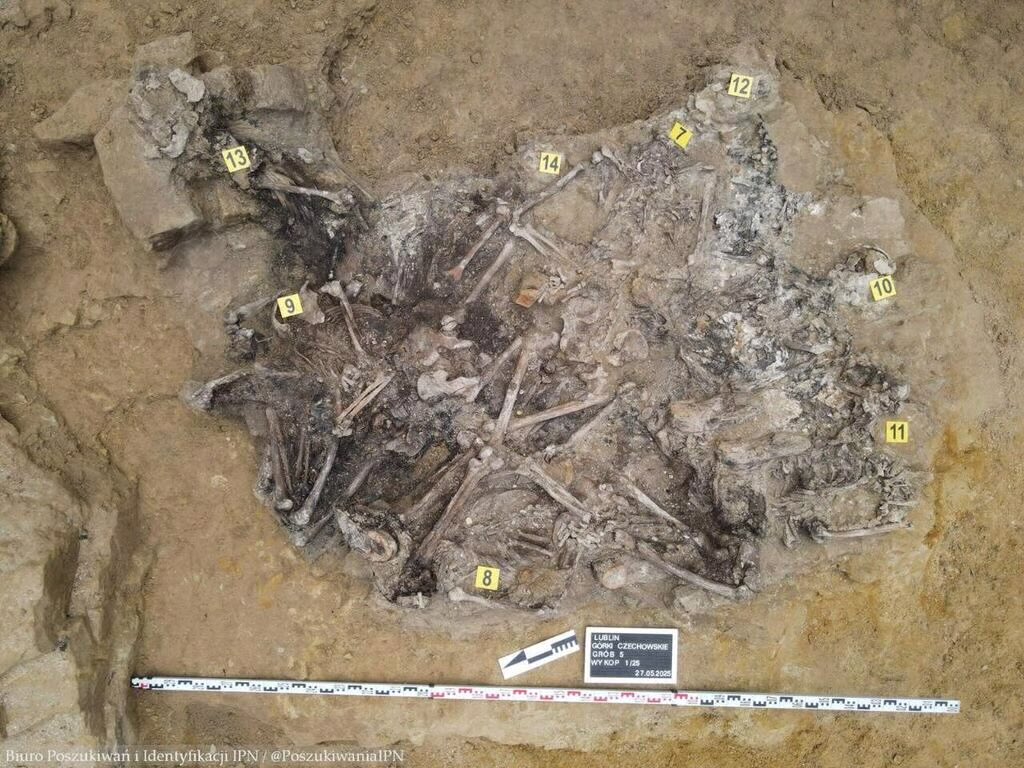 MarinaMedvin's tweet image. Another Holocaust-era mass grave has been discovered in Poland. Around 880 bodies are estimated to be buried in this deep pit in Lublin. It’s consistent with eyewitness testimony about mass executions in that area between March 26 and March 28, 1942.
Jews are now asking for this…