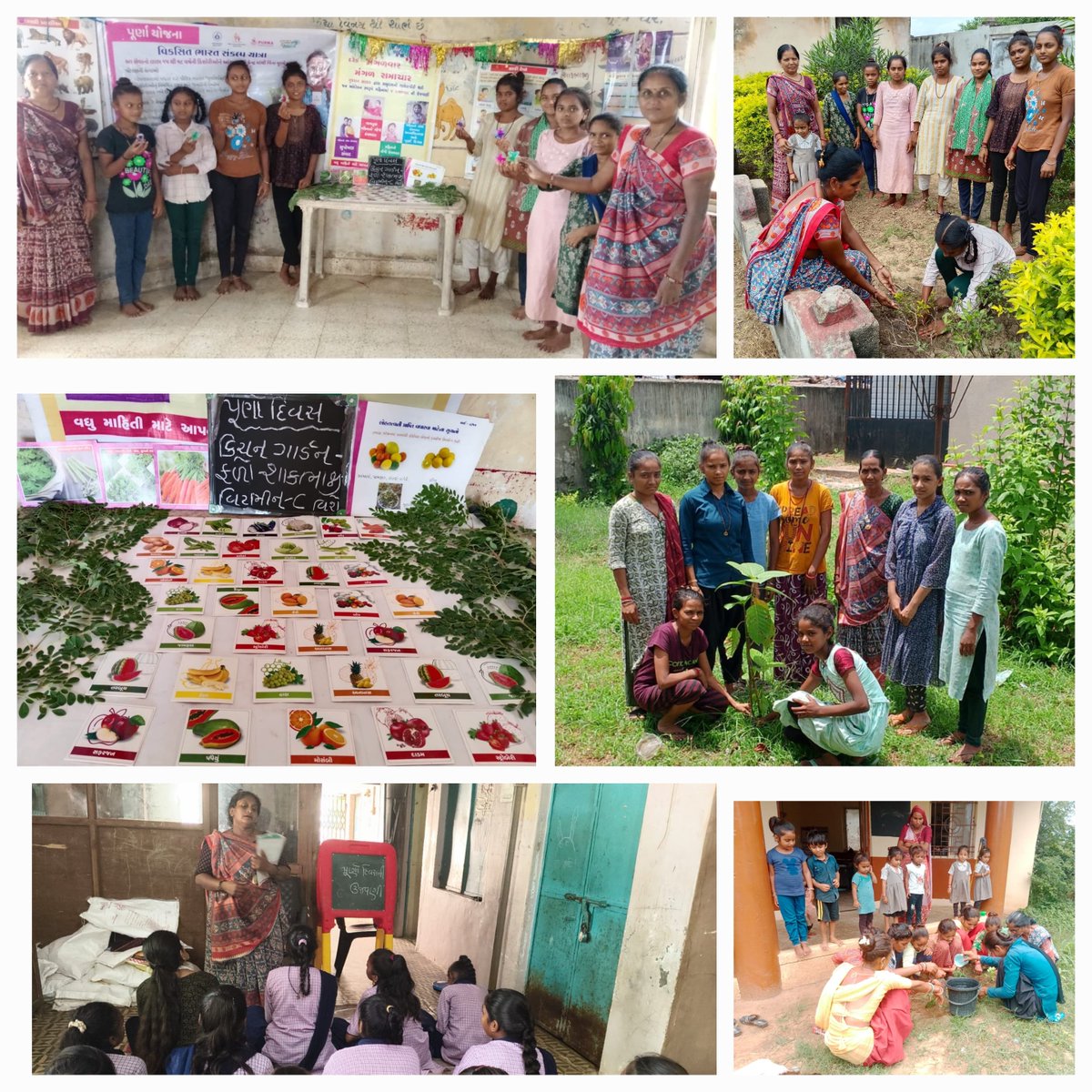 આજરોજ આઈ.સી.ડી.એસ ઘટક- ૧ના તમામ સેજામાં પૂર્ણા દિનની ઉજવણી કરવામાં આવી. જેમાં થીમ મુજબ વિટામિન C નું દૈનિક  આહારમાં ઉપયોગ અંગે સમજ આપી સાથે સાથે વિટામિન Cની ઉણપથી શું અસર થાય છે તેમજ વિટામીન સી ક્યાં ફળ માંથી મળે છે તેની વિસ્તૃત સમજ આપી તેમજ કિશોરી ઘ્વારા  વૃક્ષારોપણ કર્યું