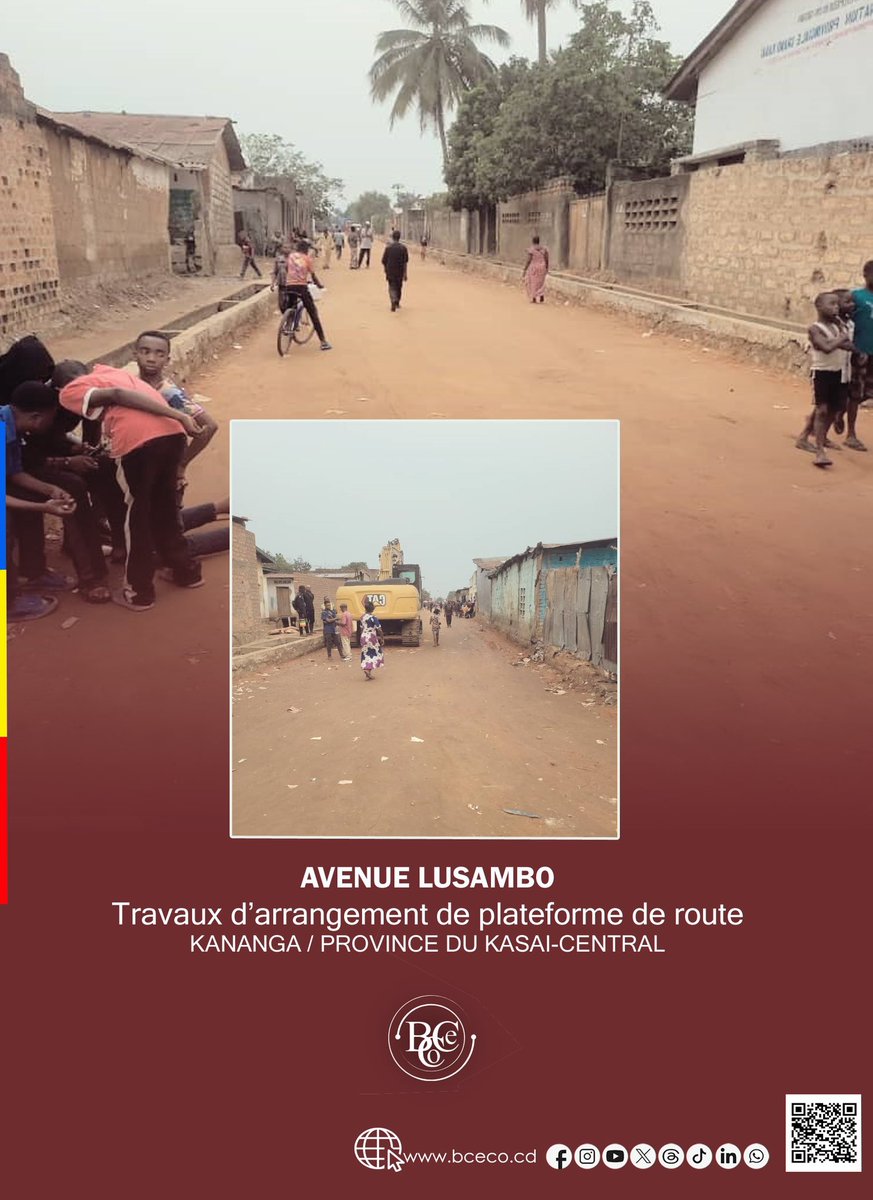 BCeCoRDC's tweet image. #RDC #Kasai_Central | La voirie urbaine de KANANGA en marche. 🚜 🛣️
#InfrastructureDevelopment #Rural #Infrastructure
#Safrimex #BCECO #AuServiceDeLaNation
🌐 bceco.cd