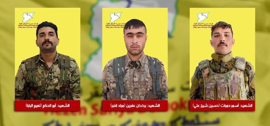 bilal_aljaber18's tweet image. قسد تعلن مقتل 3 من اعضائها بينهم قيادي في محور شرق حلب
الأمر غريب .. لم يسجل أي اشتباكات هناك 🤓🤓🤓
هل كانت قسد تقاتل في #السويداء ؟