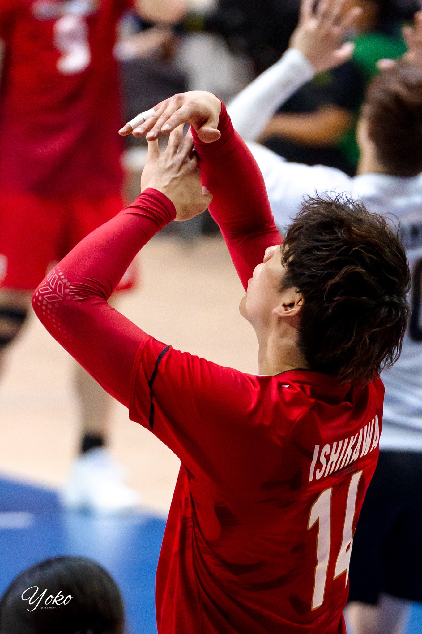 石川祐希 ピンズ YUKI & RAN 対人パス🏐 VNL2024 銀メダルおめでとう🥈✨石川祐希