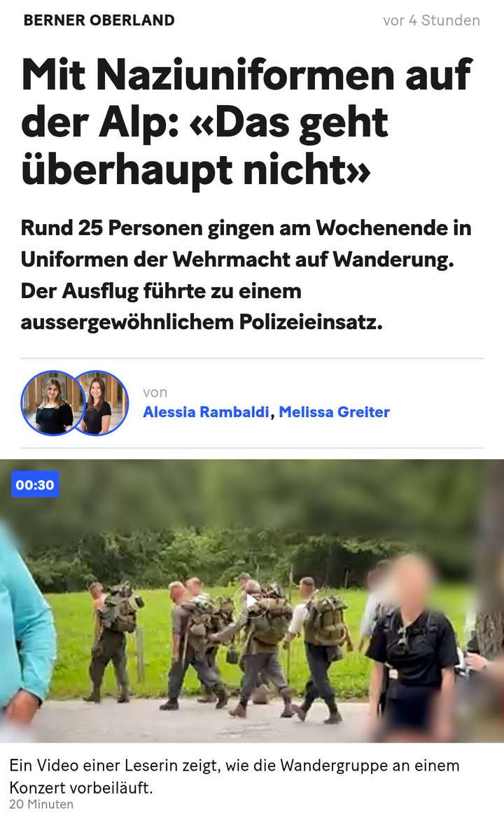 Internationale Fachkräfte beim Wandern in den Schweizer Alpen. Vielleicht sollten wir das Reduit wieder in Betrieb nehmen.