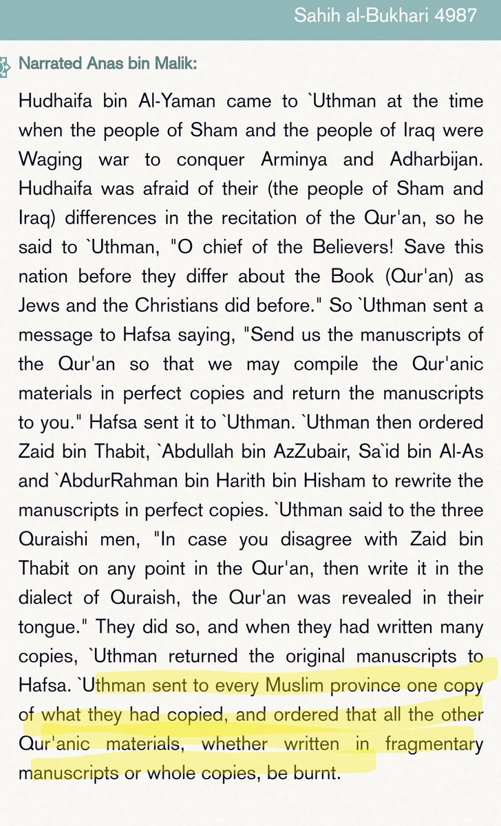Front_man5's tweet image. What 😳
Khalifa orders to burn Quran.