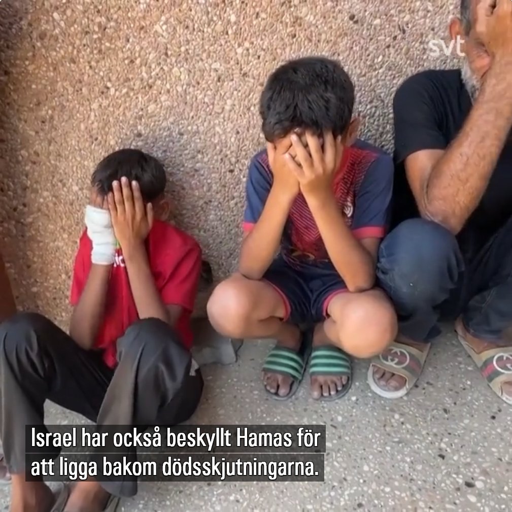 SVT avslutar sin rapportering om slakten av civila som söker hjälp vid matutdelningsplatserna i Gaza med en anklagelse om att Hamas skulle ligga bakom attackerna. Detta trots otaliga vittnesmål, israeliska erkännanden, uppgifter från vård- och biståndspersonal osv. Skamligt.