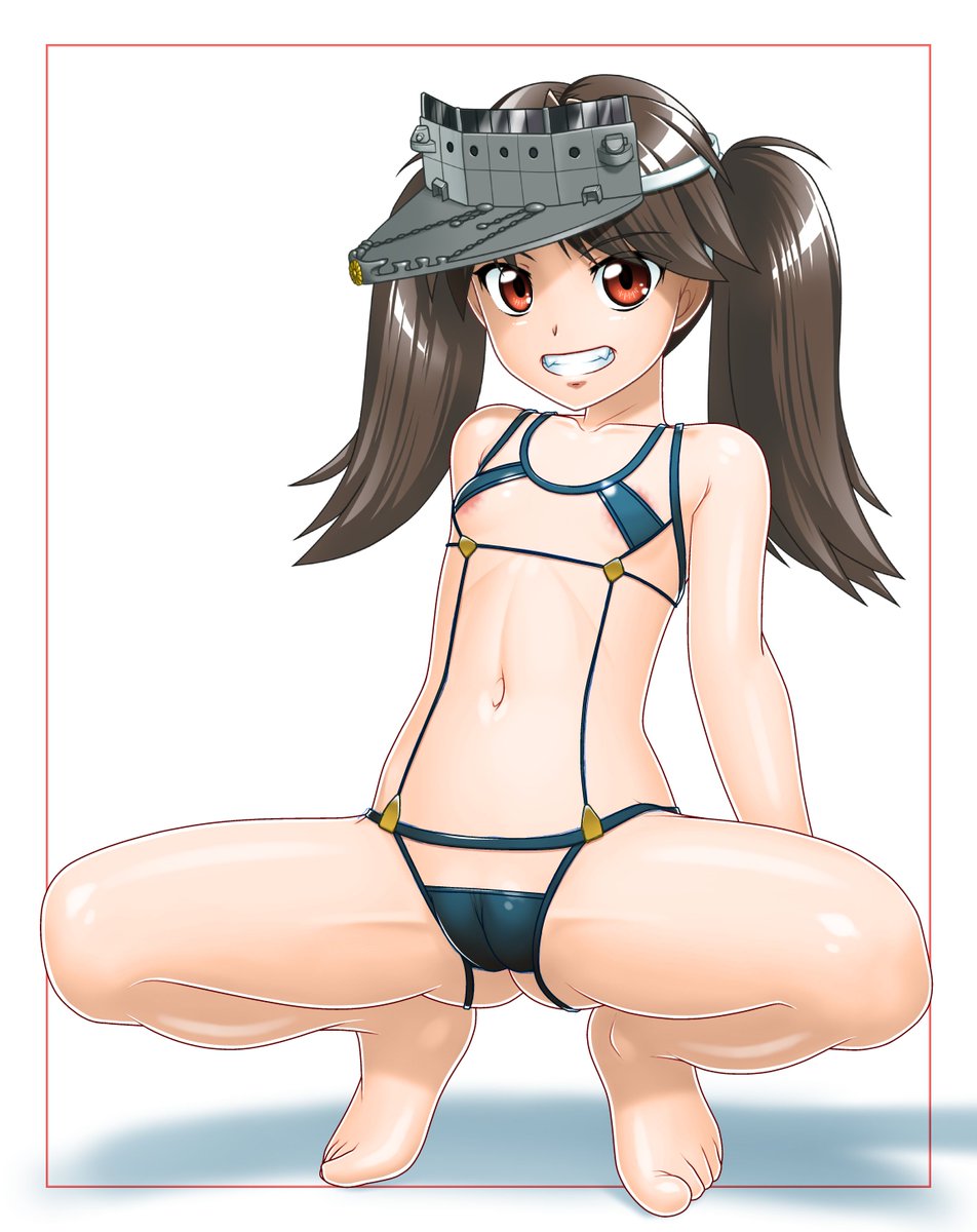 RJちゃんで変形スク水4態 