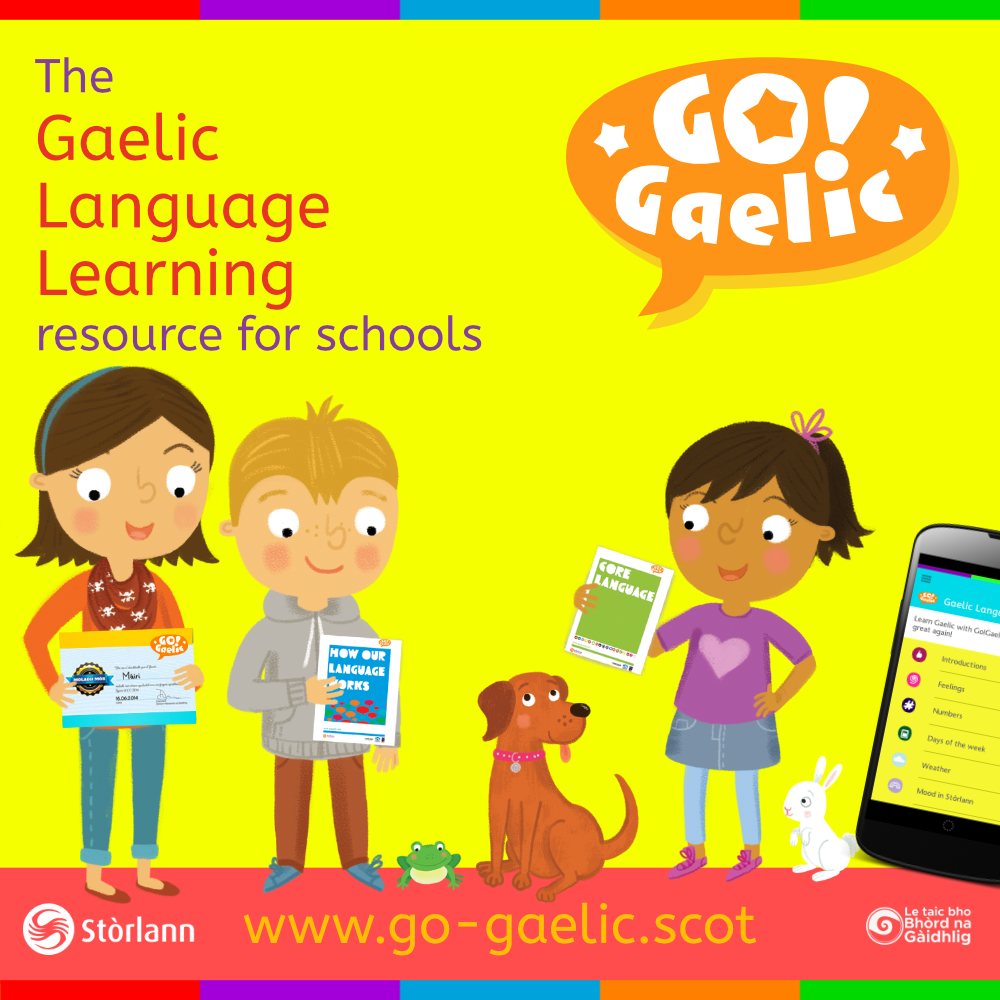 Storlann's tweet image. go-gaelic.scot The Gaelic Language Learning resource for schools

Video | Audio | Teaching Reources | Games | Print-outs

#Gàidhlig #Cleachdi