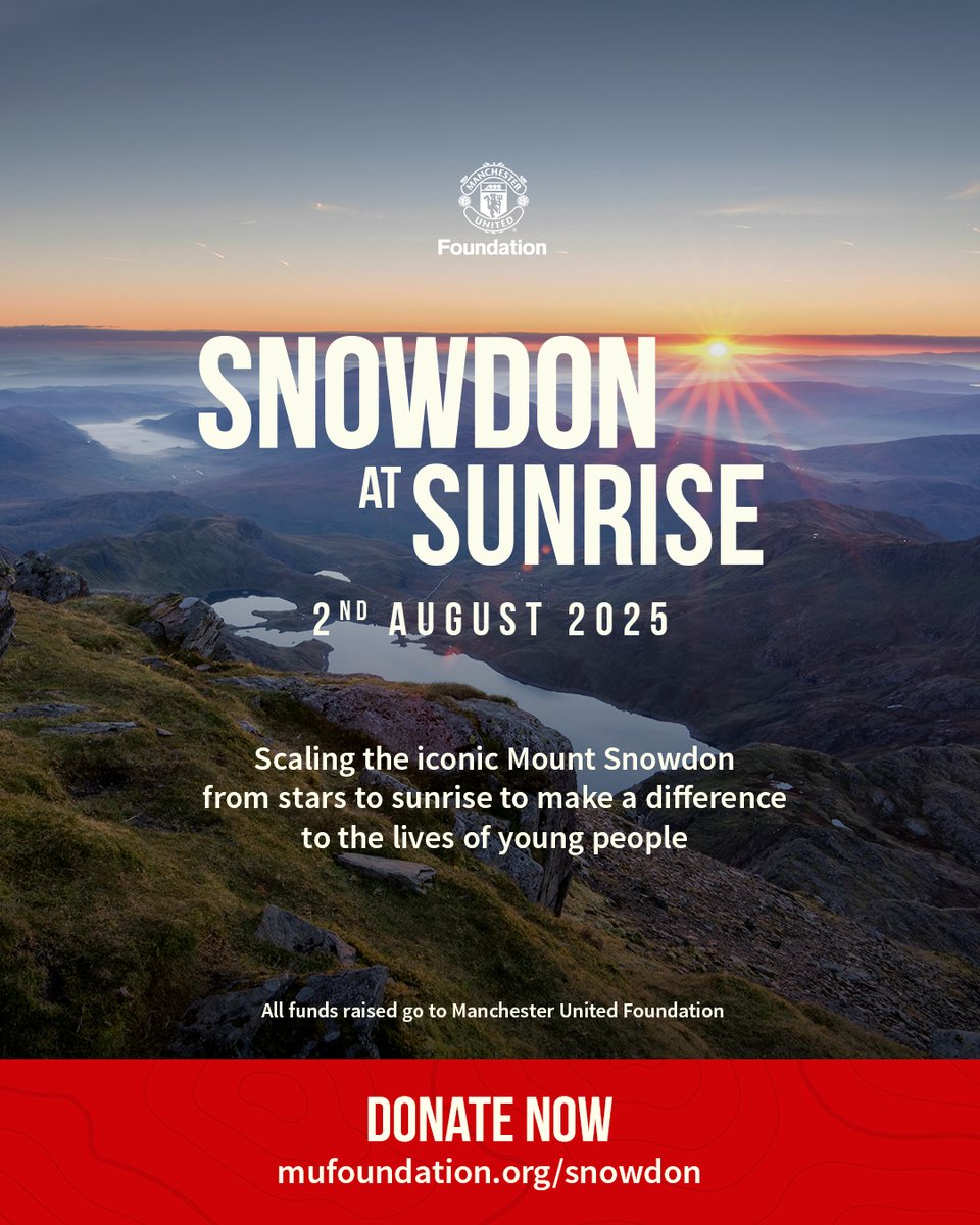 Next weekend, we take on Snowdon ⛰️💪

But this challenge doesn't compare to some of the difficulties our young people face, especially during the school holidays.

Please support us if you can, to support our work in Manchester and beyond ❤️

🔗 Donate: mufoundation.org/snowdon