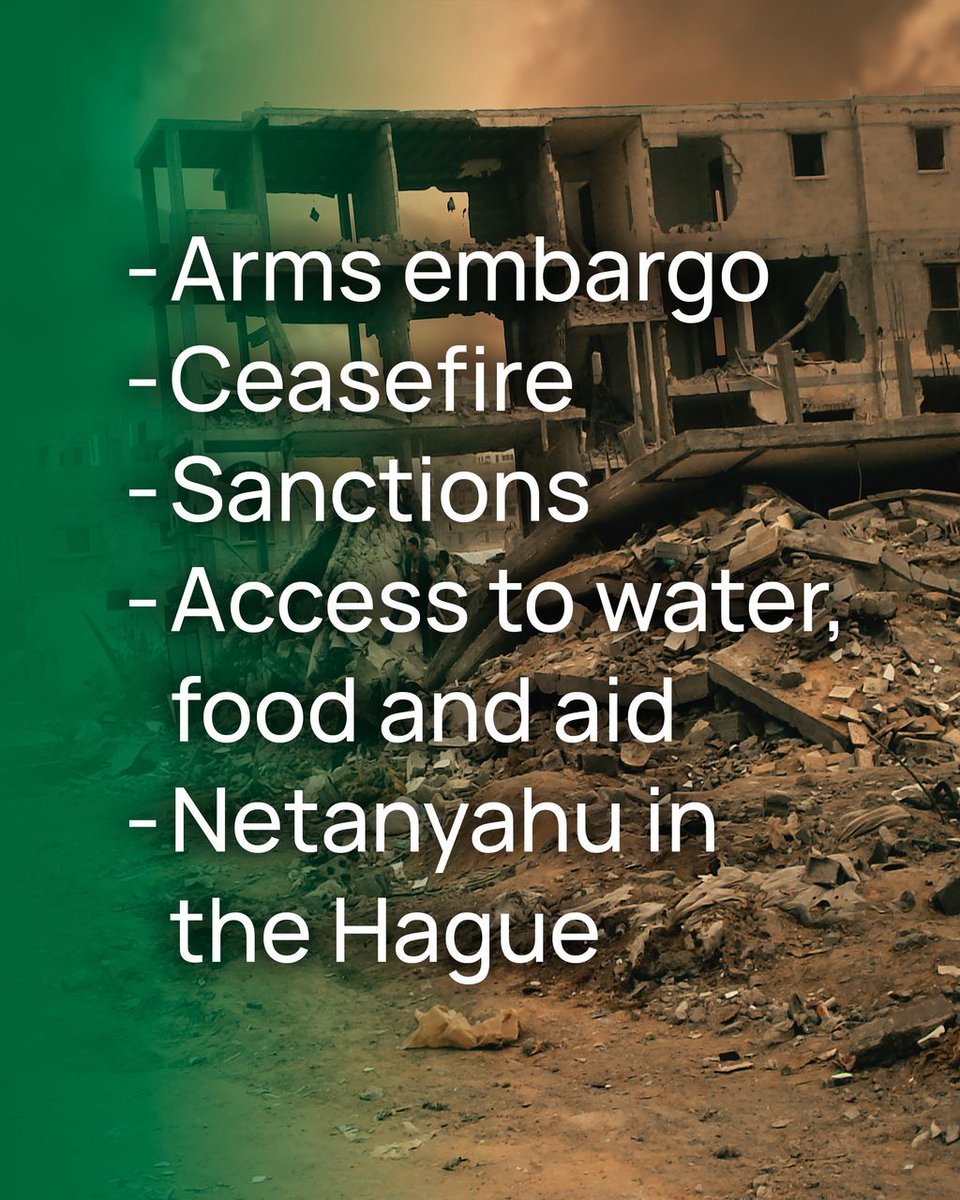 TheGreenParty's tweet image. Along with other countries, the UK promised "concrete actions" in response to the Netanyahu government back in May.
And still all we have is words from David Lammy.
Words are not enough. We need strong action.