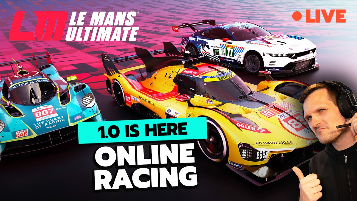 OverTake_gg's tweet image. Michel and Yannik are jumping into @LeMansUltimate Online Races to celebrate the 1.0 Release Day!
➡️ youtube.com/watch?v=UXcf89…