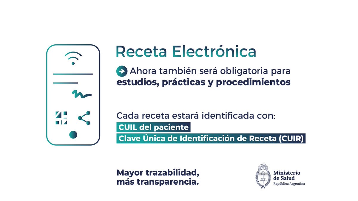 javierlanari's tweet image. La receta electrónica ya es obligatoria en todas las indicaciones médicas. Argentina ingresó formalmente al Siglo XXI después de décadas de atraso analógico...