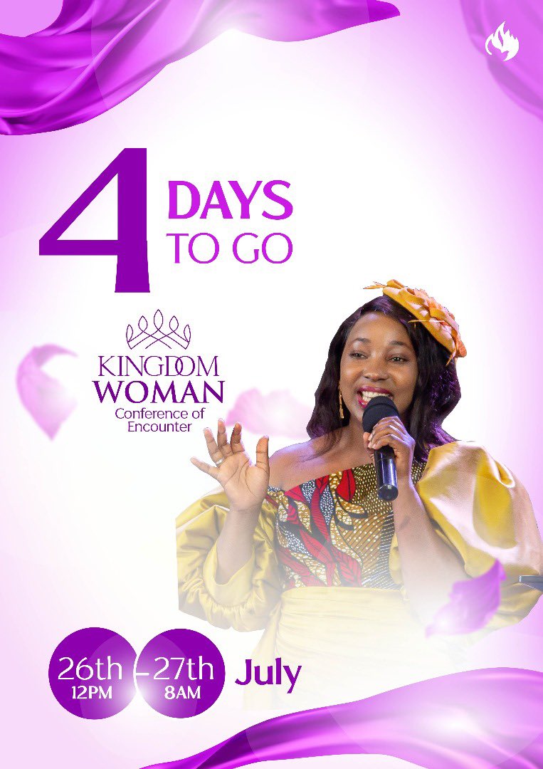 cohenjohns7's tweet image. 4 days to a weekend of encounter.
Hey ladies, your lives are not going to remain the same if u attend.
#kingdomwomanconference of encounters
