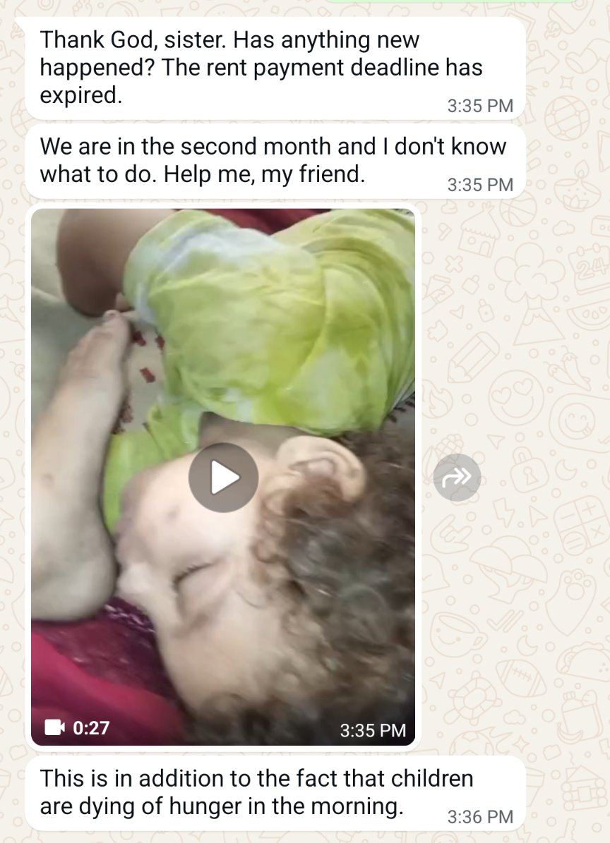 nakshikathara's tweet image. So tired of living in this cruel world. Khawla needs $1000 to pay her rent. Her children go hungry every day. This is them sleeping due to hunger. Help her 🙏🏽🙏🏽🙏🏽🙏🏽
chuffed.org/project/127664…