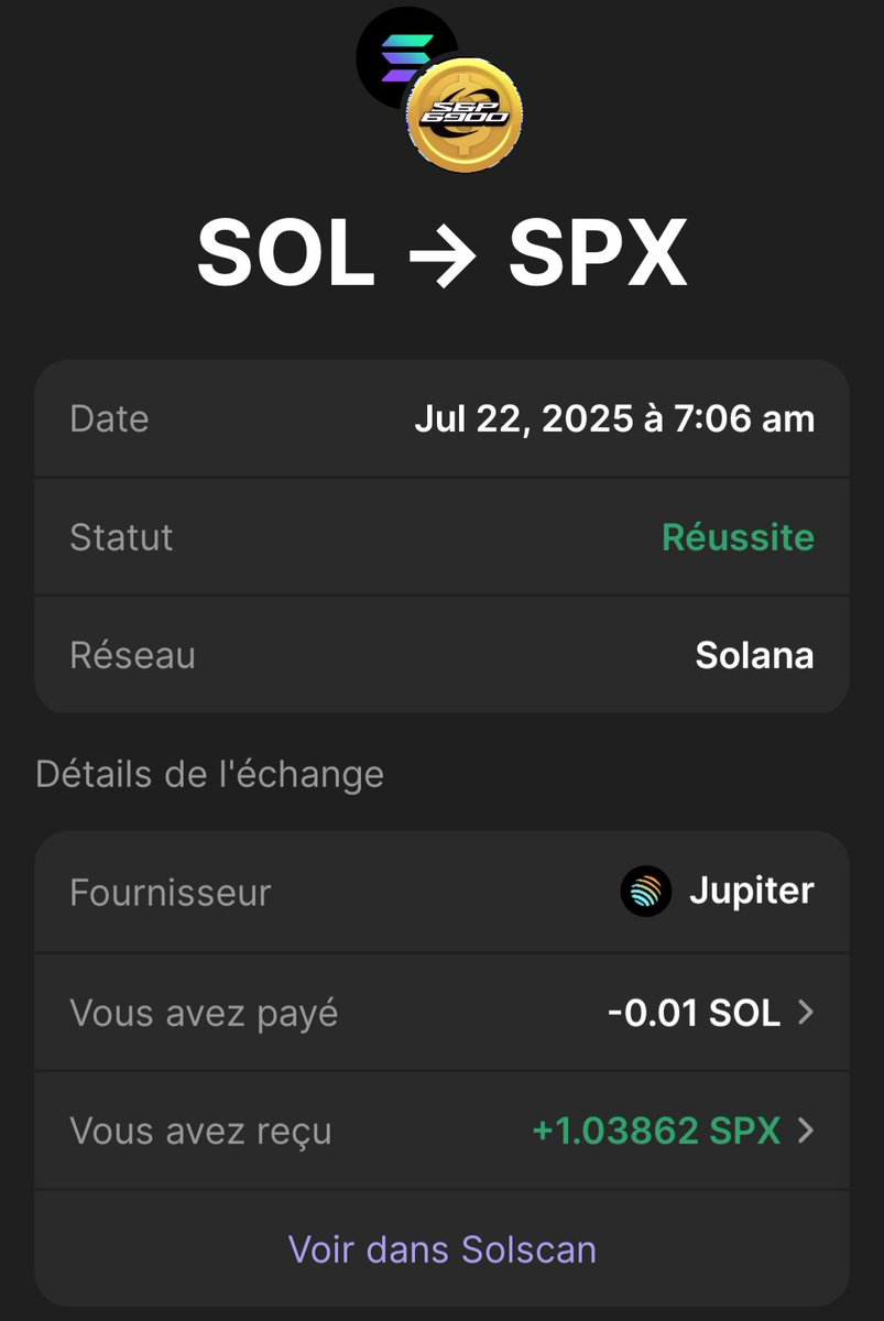0xSuperCham's tweet image. Day 30 of my daily DCA until we flip the stock market.
If you call yourself an aeon, you should:
-DCA daily (any amount) and post about it
-Show up on all social media platforms and post about #SPX6900
-onboard New people IRL
Be passionate
-Persist Forever
That sets us apart.