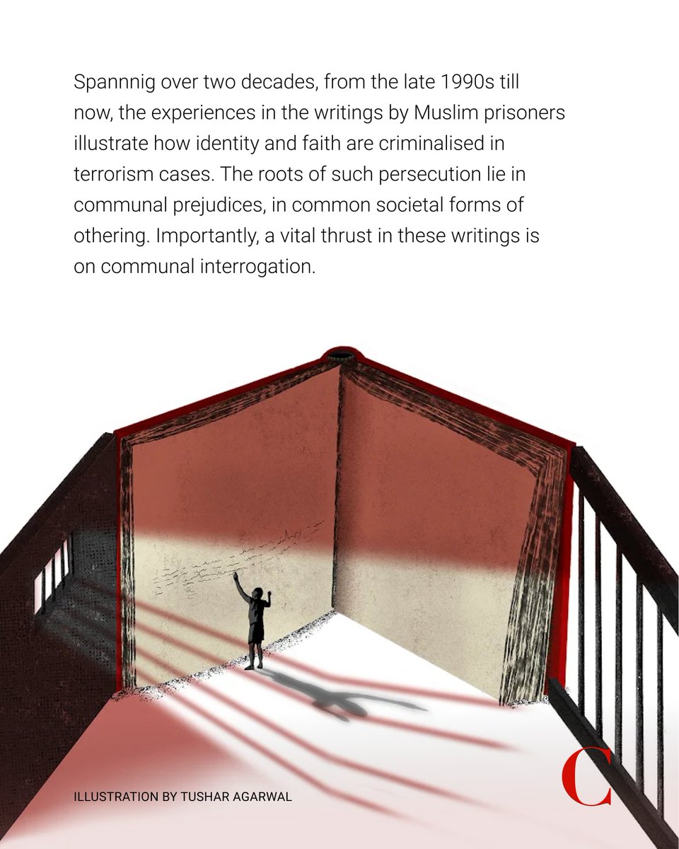 thecaravanindia's tweet image. #Books | Given the paucity of research, the handful of Muslim testimonial writings that have emerged recently provide valuable information as to what happens behind bars.
Muslim prisoners’ writings in contemporary India Read Sharmila Puryakastha's essay:
caravanmagazine.in/communities/re…