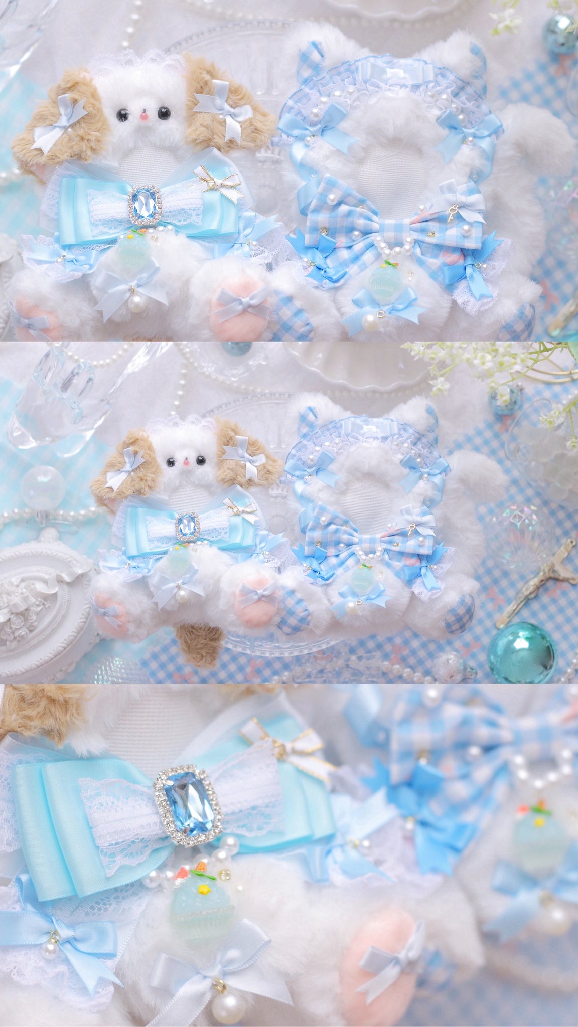 ⑩ ゆきそら シーズーちゃん小 キラキラ猫ちゃん サコッシュ3点 cg55100042_600x600_crop_center