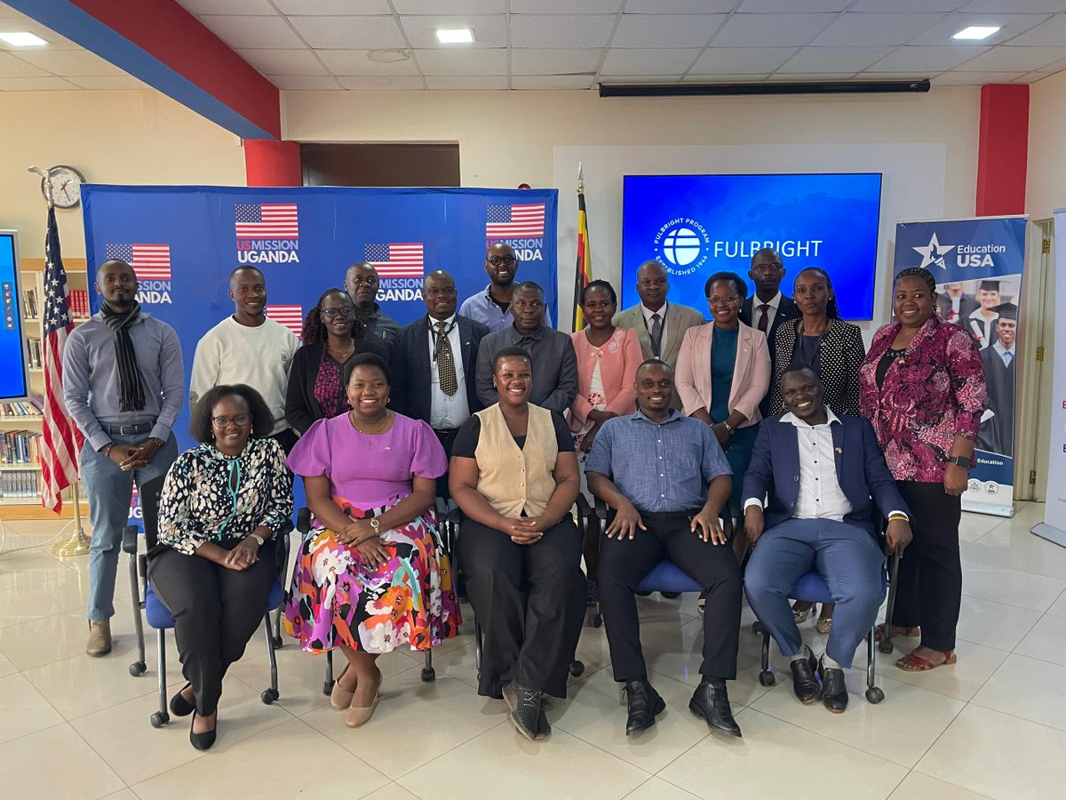 usmissionuganda's tweet image. 🎓 The U.S. Mission in Uganda is proud to send off ✈️11 exceptional Ugandan scholars heading to the U.S. through the #Fulbright and #HumphreyFellowship programs! They took part in a vibrant pre-departure orientation at the #AmericanCenterKampala as they prepare for academic and…