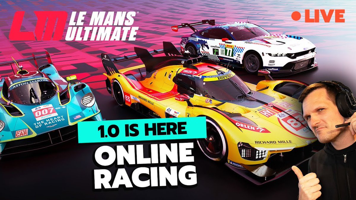 OverTake_gg's tweet image. 🔥 With v1.0 of @LeMansUltimate now live, we just couldn't wait to check out the multiplayer racing in it - so @MichelOverTake and Yannik are about to do just that at 11:30 UTC!
🔴 Michel on YouTube: youtube.com/watch?v=UXcf89…
🔴 Yannik on Twitch: twitch.tv/overtake_gg