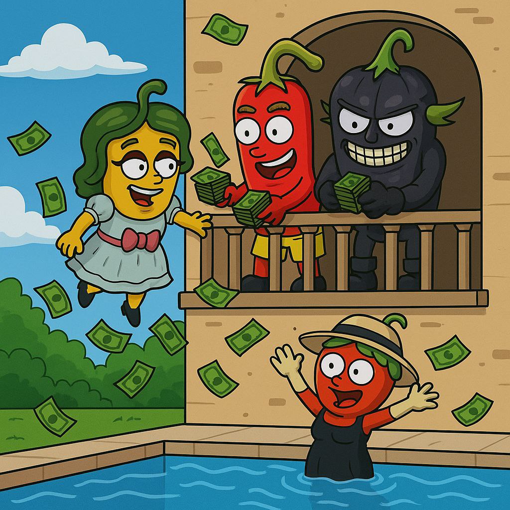 crypto_pryncee's tweet image. $Pepper ain’t just a meme, it’s a movement. Floor is lava, gains are spicy Buy the dip, Nah. There’s no dip