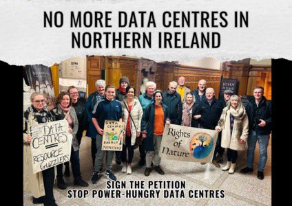 ProgPoliticsNI's tweet image. Sign & share this petition to ban any new data centres here until the Department for Infrastructure carries out a public consultation on data centre policy
🔗 my.actnowni.org/petitions/no-p…