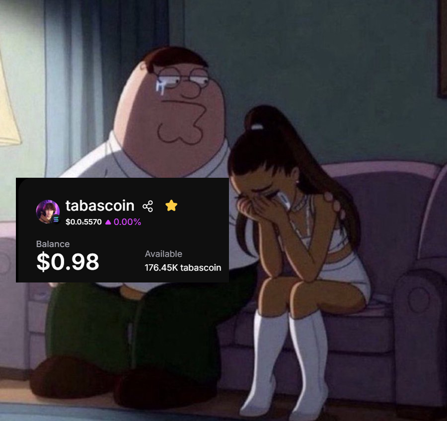 Kadoosh1e's tweet image. i thought you owned bitcoinβ¦what the hell is tabascoin